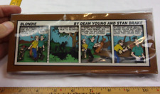 Desk plaque 3D Blondie golfing golfers funny MIP 2000s Dean Young Stan Drake picture