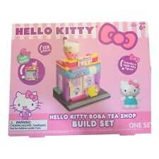 SANRIO Hello Kitty Boba Tea Shop build Set 158 Piece With Figure Cute Kuromi NEW picture