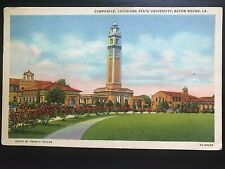 Vintage Postcard 1949 Campanile Louisiana State University Baton Rough LA picture