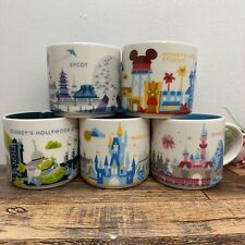 Starbucks + Disney World Parks - YOU ARE HERE - 14 fl oz Mugs • SET of 5 Cups picture