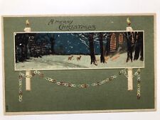1906 A Merry Christmas Divided Back Postcard picture