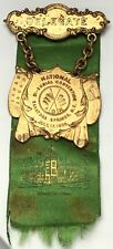 ANTIQUE DELEGATE Saratoga Springs N.Y. AOH A.O.H. Ancient Order Hibernians Badge picture