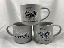 3 ZAK Disney Mickey & Minnie Mouse 100 Years of Wonder 15oz Ceramic Mugs 1 FLAWD picture