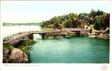1904, The Bridge, Orr's Island, PORTLAND, Maine Postcard - Detroit Photographic picture