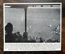 The (1948) Olympic Games at Wembley - 400 Metres - 1955 Press Cutting r448 picture