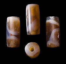 Genuine Ancient Tibetan Himalayan Banded Agate dZi Bead over 2000 Years Old picture