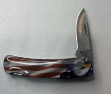 Buck Pocket Knife 525 USA Made Lockblade Eagle Freedom Limited 2004 picture