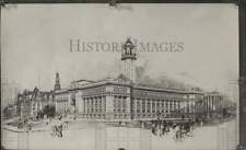 1909 Press Photo Architect's drawing of the Municipal Courts building picture