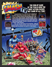 Smash T.V. Video Game 1990s Print Advertisement Ad 1991 picture