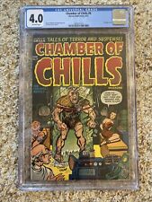 Chamber Of Chills #9 (1952) CGC 4.0 Pre Code Horror - Bondage Cover OW Pages picture
