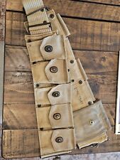 Pre WWI Army Cavalry Mounted 3 Piece Cartidge Belt w Model 1911 Mag Pouch L@@K picture