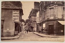 Chateaubriant street scene 1910s Litho Postcard France La Grand Rue & Maisons picture