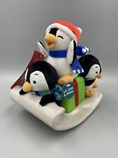 Hallmark 2020 Sledding Surprise with Sound & Motion Playful Penguins With Tag picture