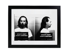 Paul Reubens Pee Wee Herman Jail MUG SHOT Arrest Matted & Framed Picture Photo picture