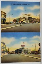 New Jersey Irvington Nj Street View Of Town Center Postcard S13 picture