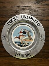 Vintage 1985 Ducks Unlimited Pewter Plaque, Numbered 72/200. RARE picture