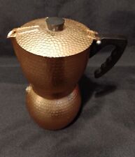 Luxa Express Vintage 60's Made In Italy Copper Coffee Maker Kitchenware Barista picture