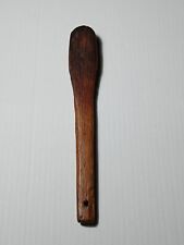 Vintage Antique Primitive Wood Stirring Stick Paddle Spoon Kettle Utensil CL2 picture