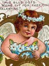 Antique Valentine Early 1900s Ephemera Litho Postcard Embossed Cupid Series No1 picture