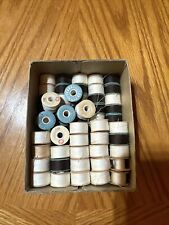 Over 50 Vintage Clark’s Atco Thread Sewing Machine Bobbins Spools picture