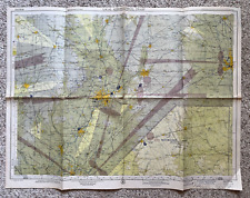 1956 Map Of  Dayton Ohio  US Air Force Aeronautical Chart 22” X 28 1/2” picture