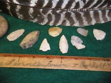 8  ARROWHEADS / POINTS – LAKE GENEVA WISC COLLECTION - WALWORTH CO / WHITE RIVER picture