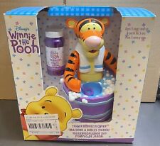 NOS Disney Store Winnie The Pooh Bubble Blower Tigger in Tub/Barrell picture