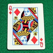 Queen Diamond Reveal 3 Clubs, Red Bicycle Gaff Playing Card Custom Printed picture