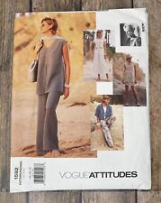 Vintage 1995 Adri Pattern 1592 Vogue Attitudes Tunic Pants 14-16-18 Uncut picture