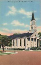 Tallahassee FL Florida, Presbyterian Church Building, Vintage Postcard picture
