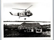 Aviation Sikorsky Aircraft US Coast Guard Rescue Helicopter c1960s B&W Photo C6 picture