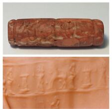 51.2mm ANCIENT LARGE PERSIAN SASSANIAN CYLINDER JASPER SEAL BEAD picture