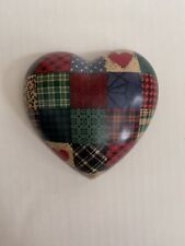 Heart Art Hand Crafted Heart From The Wendy Isaacson Collection Patchwork Quilt picture
