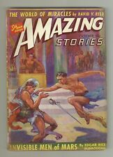 Amazing Stories Pulp Oct 1941 Vol. 15 #10 GD/VG 3.0 TRIMMED picture