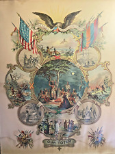 Improved Order Of Red Men Our Totem Original Poster 1888 Sons Of Liberty picture