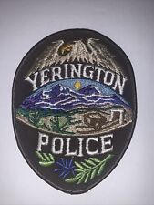 Large City Of Yerington  Nevada NV Police Embroided Patch picture
