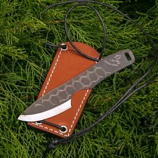 BPS Knives Techno Bee - Fixed Blade Stainless Steel Knife with Leather Sheath picture