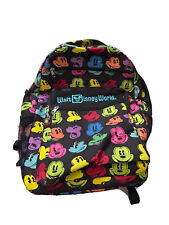 Walt Disney World Rainbow Mickey Mouse Faces Backpack Carry On Bag Disney Parks picture
