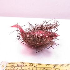 Vintage / Antique Germany Mercury Glass Bird Ornament wire wings damaged picture