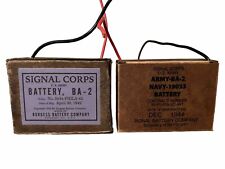 WW2 BA-2 Signal Corps Reproduction Dry Cell Battery Boxes-2 Per Order picture