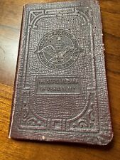 1952 National Bank Of Vernon, Ny Account Passbook Vintage Leather Book picture