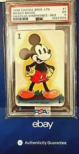 1938 Castell Brothers. LTD. Disney Shuffled Symphonies (Red Back) Mickey Mouse.  picture