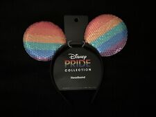 Disney Mickey Mouse Ears Headband Rainbow Pride - NEW picture