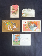 VTG Good Cond Victorian Valentine's Day Cards picture