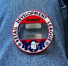 1960's? General Electric Retail Development League Member Name Tag 2 1/2