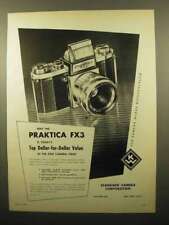 1960 Praktica FX3 Camera Ad - Dollar-for-Dollar Value picture