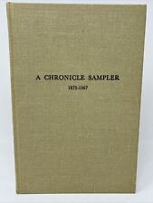 A Chronicle Sampler - 1873-1967 - Wells College Aurora NY Literary Journal Book picture
