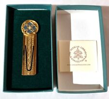 VINTAGE THE VATICAN LIBRARY COLLECTION BOOKMARK GOLD ORNATE OB picture