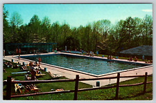 c1960s Camp Goodland Hackettstown New Jersey Pool Vintage Postcard picture