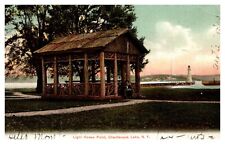 postcard Light House Point Chautauqua Lake New York Light House UDB A2210 picture